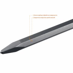 Зубило пикообразное SDS-plus ПРОФ. ЗУБР 29361-00-400_z01