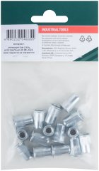 Заклепки резьбовые стальные, мелкая фасовка, М6, 15 шт. FIT 23816