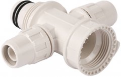 Коллектор сборный крестовой "ШиреФит" (20х16 мм) для трубопровода ЗУБР 51518-20-16-20