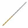 Сверло спиральное по металлу 2 х 86 мм Р6М5, Golden Tip, удлиненное, 2шт. Denzel