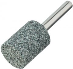 Шарошка абразивная, цилиндр, 19 x 25 мм, для дрели, хвостовик d6 мм, 63С Denzel 76025