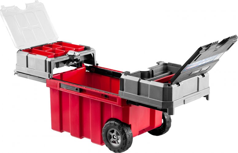 Ящик-тележка для инструмента ЗУБР "МЕГА БОКС" пластиковый, 24", Профессионал 38133-24