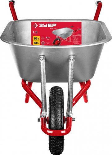 Садово-строительная одноколесная тачка ЗУБР Т-11 160 кг 39962