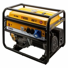 Генератор бензиновый GE 8900, 8.5 кВт, 220 В/50 Гц, 25 л, ручной старт Denzel 94639