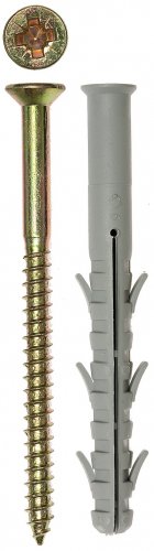 Дюбель рамный с шурупом 50 шт. (10х115 мм; PZ; ТФ5) ЗУБР 4-301455-10-115