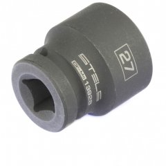 Головка ударная шестигранная, 27 мм, 1/2, CrMo Stels 13928