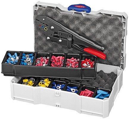 Набор кабельных наконечников для опрессовки, KNIPEX, ( KN-979000 )