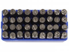 Клейма буквенные кириллица 6мм (HRC 60+-2град. DIN 1451) JTC-7253