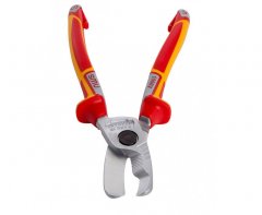 Кабелерез диэлектр.1000В VDE, Cu,Al (D25мм, сеч.70мм2), покрытие Crom,рукоятки SoftGripp 3K, NWS, ( 043-49-VDE-210 )