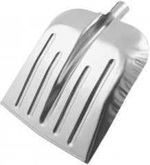 Лопата для уборки снега стальная оцинкованная, 330 х 365 мм, без черенка, Россия, Сибртех 61536