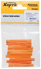 Дюбель универсальный с бортиком (U) 6 х 52 9 шт XВАТ 23853-2