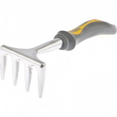 Грабли 4 - зубые, двухкомпонентная рукоятка, Luxe, Palisad 62012