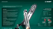 ЗУБР тип 20, 15 см, шаг 3/10″, паз 1.1 мм, 34 звеньев, цепь (71320-15)