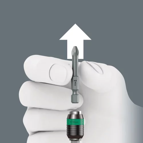 489 R Поперечная ручка с патроном Rapidaptor, 1/4 дюйм x 45 mm, WERA, ( WE-013390 )
