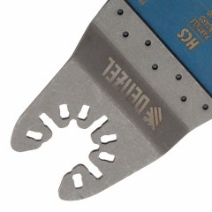 Насадка для МФИ режущая прямая, HCS, по дереву, ламинату 65 х 1.8 мм, крупный зуб Denzel 782313