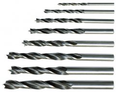 Набор сверл по дереву, 4-5-6-8-10 мм, 5 шт, цилиндрический хвостовик Sparta 702105