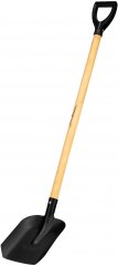 Лопата совковая, 235х270х1300 мм, деревянный черенок с пропиткой, Россия Сибртех 614595